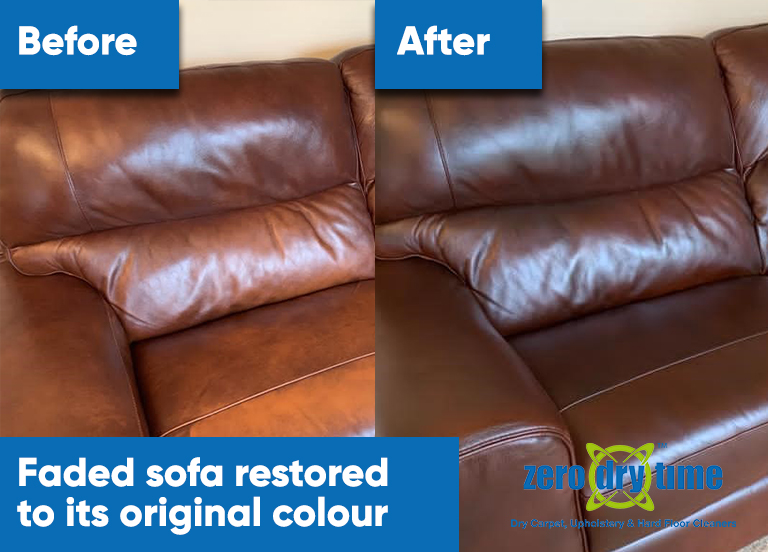 leather upholstery restoration recolour